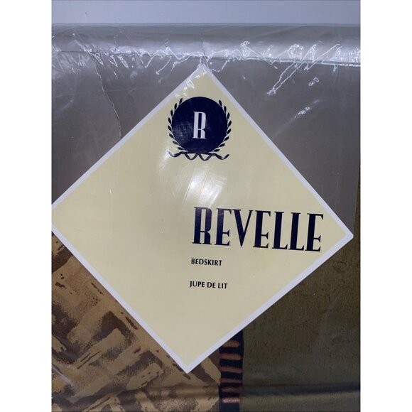 Revelle Sari King Size Bed Skirt Combed Cotton Sateen Green Multicolor - Picture 2 of 12